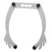 Healeved 4pcs Brow Mapping Tool Eyebrow Measuring Ruler Eyebrow Shaping Kit Foldable Aluminum Alloy