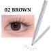 Eye Liner Pencil Double Tip Eyelash Liner Eye Pencil Waterproof Long Lasting Black Make Up Pens Lower Eyelash Pencil for Women Makeup Adults Gray Brown - Buy Online on GoSupps.com