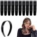 20Pieces 1 Inch Wide Hard Plastic Headband Plain craft Headband Plastic Hairband for DIY Hair accessories Women Girl Black