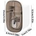 Toothpaste Squeezer - Detachable Internal Cleaning Quantitative Extrusion Waterproof - Good for Family for Kids and Adults Bathroom Use Apujent Transparent Tea - Buy Online on GoSupps.com