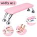 Professional Pink Leather Arm Rest for Nails with Wipes - Manicure Hand Pillow for Nail Techs - Buy Online on GoSupps.com