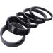 BESPORTBLE 5pcs Aluminum Alloy Bicycle Headset Spacer Set - 1 1/8-Inch Stem Fit for MTB BMX Road Bikes - 3/5/10mm - Black - Buy Online on GoSupps.com