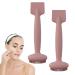 Face Scrub Brush Dual Head Pore Cleansing Brush Soft Face Cleansing Brush Waterproof Mud Film Brush Manual Skin Friendly Leather Powder 2pcs