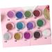 WOONEKY 12 Boxes Glitter Eyeshadow Pigments Eye Shadow Powder Pearl Eyeshadow Palette - Buy Online on GoSupps.com
