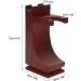 Psytfei Red Wood Brush Razor Tap Stand - Non-Slip Base for Men's Shaving Accessories | Premium Practical Storage - Buy Online on GoSupps.com