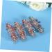 minkissy 4pc Metal Vintage Hair Barrettes Rhinestone Hair Barrettes Hair Barrettes for Girls French Hair Barrettes Rhinestone Hair Accessories Crystal Hair Claw Clip Issue Card Miss Fashion - Buy Online on GoSupps.com