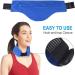LotFancy Neck Ice Pack Wrap - Hot Cold Therapy for Shoulders & Cervical - Medical Cooling Gel Pack for Pain Relief - 21x7.25 Inch - Buy Online on GoSupps.com
