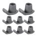 8 Pcs Walker Ski Glides Heavy Duty Coaster Skis Plastic Drive Walker Parts Walker Replacement Parts Accessories Fit Walker Feet Glides