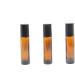 YIZHAO 10ml Amber Glass Roller Bottles - Set of 6 Brown, Empty Roller Ball Bottles for Essential Oils, Massage & Beauty Oil Mix Lab, Stainless Steel Roller Ball - Buy Online on GoSupps.com
