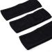 Voarge 3-Piece Adjustable Microfiber Headband Set | Black - Perfect for Makeup Spa Sports & Yoga | Washable with Velcro Fastener - Buy Online on GoSupps.com