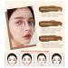 Go Ho 2 Colors Contour Stick - 2 in 1 Double-sided Concealer Stick Highlighter | Long-lasting Waterproof 3D Face Makeup Cream | 01# Ivory and Dark Brown - Buy Online on GoSupps.com