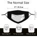 Genovega Fashion Designer Reusable Face Mask | Breathable & Adjustable | Black/Clear | for Women Men Adults - Buy Online on GoSupps.com