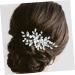 Beavorty Wedding Hair Comb Bridal Headwear Wig White Crystal Decorative Hair Comb - Buy Online on GoSupps.com
