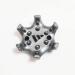 ZHBD 28 Count Thintech Replacement Cleats Fast Lock Golf Spikes - Silver Black - Buy Online on GoSupps.com