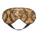 Ancient Map World Globe Print Unisex Sleep Mask Double-Sided Eye Mask Ideal for Sound Sleep and Skin Care
