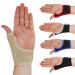 Solace Bracing Thumb Support Max (5 Colours) - British Made & NHS Supplied Breathable Thumb Spica Splint - #1 Thumb Brace for CMC Pain Arthritis Tendonitis RSI & More - Beige - L - Left Large - Left Hand Beige