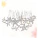 DOITOOL Comb for Bridal Crystal Rhinestones Rhinestone Hair Comb Wedding Hair Comb Rhinestone Comb Hair Combs for Women Bride Comb Crystal Hair Women's Accessories Artificial - Buy Online on GoSupps.com