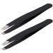 2pcs Lady Stainless Steel compatible with tool Eyebrow Facial Nose Hair Tweezers Remover Clip