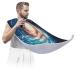 Galaxy Beard Bib Apron Beard Bib Hair Catcher for Men Shaving and Trimming Non-Stick Waterproof Beard Cape Grooming Cloth with 2 Suction Cups Gifts for Men
