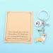ENSIANTH Dog Keychain Gifts | Perfect Puppy Paw Print Keyring for Dog Lovers Owners & Moms - Buy Online on GoSupps.com
