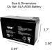 Casil 12V 8Ah Replacement Battery for LongWay 6FM8 - Reliable International Shipping - Buy Online on GoSupps.com