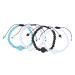 Healifty 4pcs Anti Motion Sickness Bracelet Adjustable String Bracelets Nausea Wrist Bands Anti Nausea Wristband OBX Jewelry Bead Bracelets Jewelry String for Beads Bracelet for Travel Gem