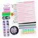 Housoutil 1 Set Nail Art Brush Nail Rhinestone Manicure Pedicure Kit Nail Painting Tools Nail Art Pen Manicure Kit Nail Dotting Pen Nail Polish Kit Nails Rhinestones Nail File Painted 20X2X1CM As Shown