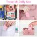 ACWOO Small Pill Tablet Cutter - Portable 2-in-1 Splitter and Dispenser in Pink - Buy Online on GoSupps.com