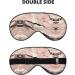 Red Gold Marble Print Eye Mask - Soft Sleep Mask for Travel & Naps | Perfect for Women & Men - Buy Online on GoSupps.com
