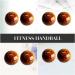 Lurrose 4-Piece Squeeze Exercise Handle - Hand Coach Baoding Balls & Fitness Massage Tools | International Shipping Available - Buy Online on GoSupps.com
