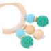 Generic 4pcs Stroller Yarn Bead Pendant Stroller Newborn Woody Wooden Play Gym Infant Stroller Safety Nursery Bed Hanging Rattle Wood Crib Wood Beech - Buy Online on GoSupps.com