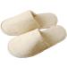 Fiyson 5 Pair Disposable Slippers - Hotel & Travel Slipproof Coral Fleece Closed Toe - Fluffy Beige Slippers for Home & Guests (38 EU) - Buy Online on GoSupps.com