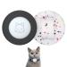 2022 Airtag cat necklace holder small cat neck band holder compatible with Apple Airtag 2 pieces of waterproof protective cover for pet collapse within 1cm black & transblume