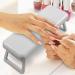 Huyath Hand Rest for Nails | Stable Nail Tech Arm Rest for Clients | Foldable Hand Stand for Nails Nail Armrest Hand Holder for Acrylic Nails Gray - Buy Online on GoSupps.com
