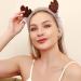 3 Pieces Face Headband and Wrist Straps Set for Washing Face Spa Cute Antler Makeup Headbands Soft Elastic Facial Care hairband Fluffy Headband Wristbands for Women Girls Shower Sports Makeup Bath One Size Coffee - Buy Online on GoSupps.com