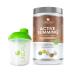 Lineavi activated food diet shake chocolate + shaker 500g weight loss shake with pleasant taste meal replacement made of soy pea rice and whey protein lactose and gluten-free chocolate 500 g (1 Pack)