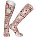 Bernhardiner Compression Socks for Dogs - Floral Patterns for Men & Women | 15 20 mmHg Circulation Support for Running & Cycling - Buy Online on GoSupps.com
