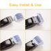 BESTBOMG Professional Hair Clipper Guards Set - 10 Color Cutting Guides/Combs Attachment for Wahl Clippers, 1/16-1 Length Range - Buy Online on GoSupps.com