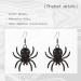 Holibanna Black Spider Rhinestone Dangle Earrings | Gothic Halloween Ear Jewelry for Women - Party Favor - Buy Online on GoSupps.com