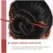 Sosoport Rabbit Hairpin Wedding Hair Chopstick Tassel Hair Fork Hair Accessories for Women Wedding Hair Accessory for Women Hair Chopsticks for Women Wooden Literature and Art Headgear Miss - Buy Online on GoSupps.com
