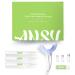 ANSY Teeth Whitening Kit with LED Accelerator Light, 3X Gel Pens, Lip Care Balm | Make a Snow White Smile at Home | Non-Sensitive Teeth Whitener Save Gums and Enamel | Helps to Remove Tooth Stains 10 Piece Set