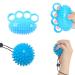 Lohill 2 Set Hand Trainer Finger Trainer Ball Massageball Hand with nubs Igelball Massage soft rubber kneading kneading for hands therapy osteoarthritis finger training relieving stress fear relief