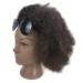 Styling Head for Afro Hair - 25cm 100% Real Hair | Professional Hairdresser Tool with Free Clamp - Shop Now! - Buy Online on GoSupps.com