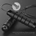 Adjustable Tangle-Free Jump Rope for Women, Men, and Kids - Rapid Speed Cable with Ball Bearings - Perfect for Fitness, Exercise, and Slim Body - Black - Buy Online on GoSupps.com