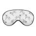 Cute Dalmatian Dog Sleep Mask Eye Cover for Sleeping Blindfold with Adjustable Strap Blocks Light Night Travel Nap for Men Women