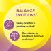 Rescue Balance Capsules: Saffron B5 B12 Vitamins Flower Essences - 30 Day Supply for Emotional Balance and Positivity - Vegan Mood Enhancer for Busy Days - Buy Online on GoSupps.com