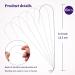 Karsspor 6 PCS Large Eye Curved Beading Needles - Stainless Steel Bead Needle Set for Bead Spinners - Perfect for Glass Seed Beads and Jewelry Making - Buy Online on GoSupps.com