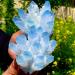 Room Decoration Blue Phantom Quartz Crystal Cluster Specimen (Size : 200-250g) - Buy Online on GoSupps.com