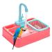 cypressen Bird Bath for Parrots Bird Cage Accessories Shower Box with Faucet Food Container for Birds Parrots Budgies