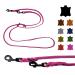 Dog liner Small dogs / large dogs black hooks 2m / 2.40m / 2.80m / 3.50m / 5m Double linen adjustable (2.40m x 8mm pink) 2.40m x 8mm pink